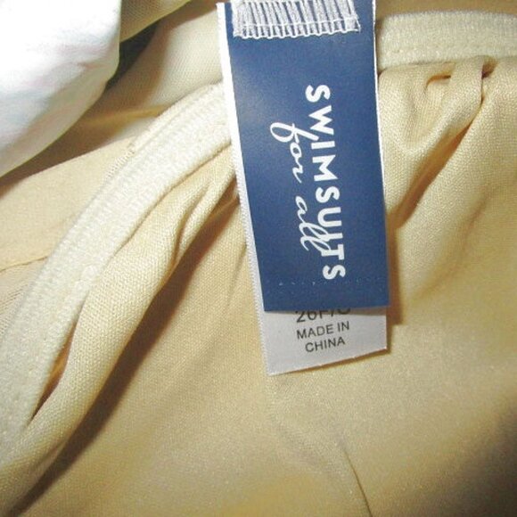 Swimsuits for All MIX Print Plus Size 26 SWIM Dress ONE PIECE Paisley BRA F/G - Picture 6 of 12